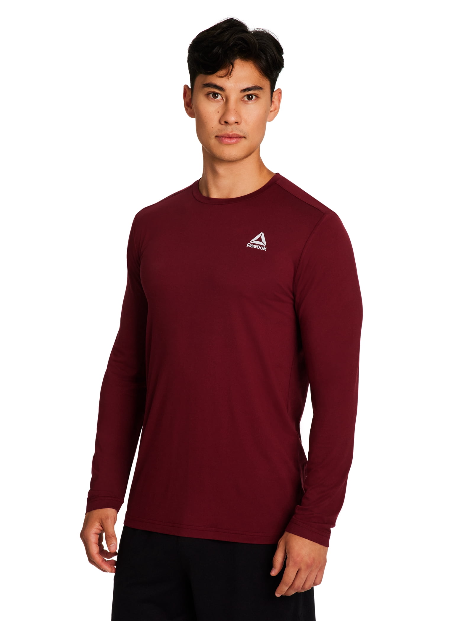 Reebok Men's and Big Men's Legacy Core Long Sleeve Tee Shirt, Sizes XS-5XL