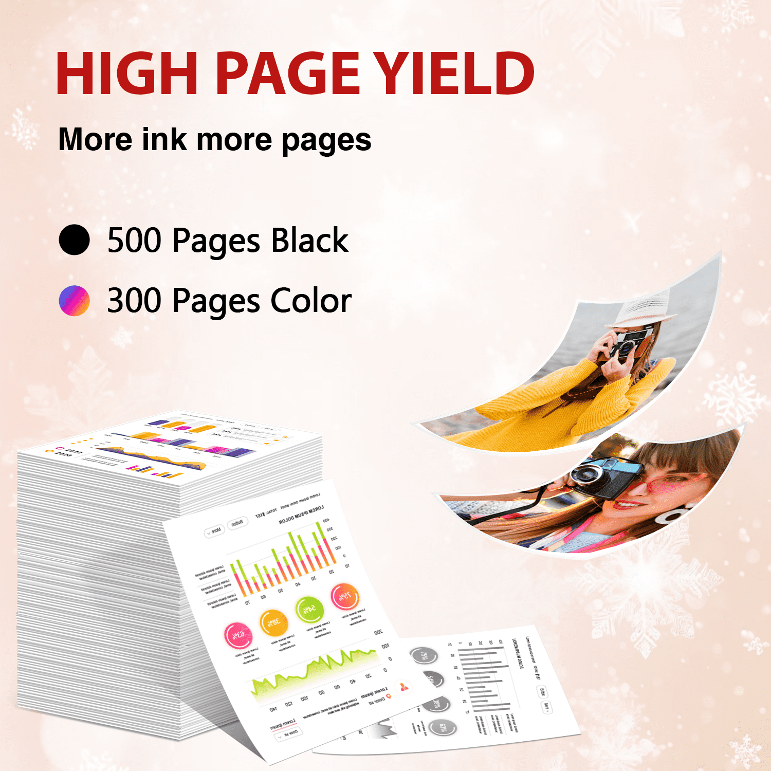 245xl 246xl Combo Pack for Canon Ink 245 and 246 for Pixma MG2522 2520 MX490 TS3322 TR4522 TR4520 Printer