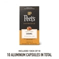 thumbnail image 3 of Peet's Coffee Caramel Premium Medium Roast Espresso Capsules, 10 Count, 3 of 10