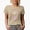 Tan, variant on Find Me Under the Palms with Palm Tree, Beach Chair, Sun & Ocean Art Merch Gift, Tan T-Shirt, 3XL