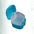 thumbnail image 2 of MasteelfCA Portable Artificial Tooth Storage Box Small Denture Box Storage Case for Home Travel (Random Color), 2 of 7