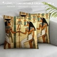 thumbnail image 3 of COMIO  Pillow Cover Old Egyptian Empire Artwork,Cushion Throw Pillow Covers Decorative Outdoor Couch Sofa, 3 of 5
