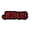 Red/Large, variant on Jesus Embroidered Iron On Patch