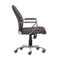 thumbnail image 3 of Enterprise Low Back Office Chair Polyurethane Chrome Frame Adjustable Height, 3 of 9
