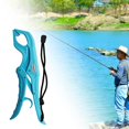 thumbnail image 2 of Juego de agarre de pesca, mango ergonómico antideslizante con removedor de anzuelos en forma de T, soporte de alicates de pesca flotante de plástico para exteriores, 2 of 5