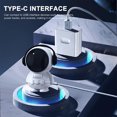 thumbnail image 3 of Ounissouiy *Astronaut-Shaped Small Fan Portable USB Charging Neck Mini Fan With Lanyard Creative Can Leafless Handheld Hang for Home Office Type2 NO2, 3 of 6
