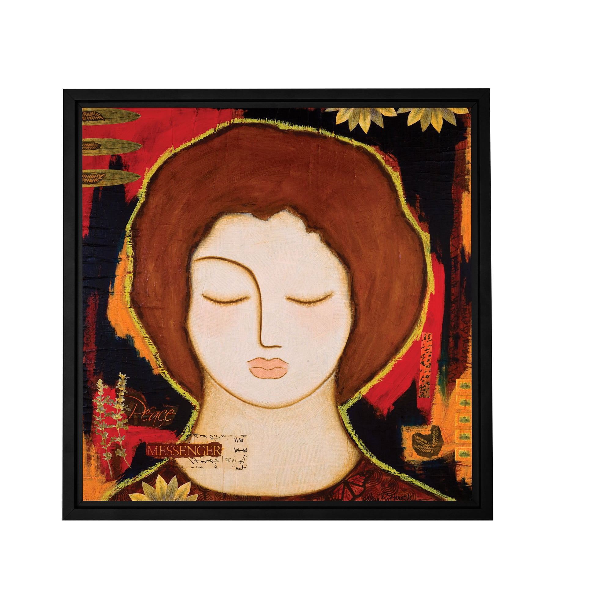 Gloria Rothrock "Peace Messenger" Floater-Framed Gallery-Wrapped Canvas