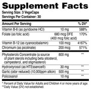 Health Thru Nutrition Advanced Cholesterol Complex | Heart Health Support & Lipid Metabolism with Phytosterols, Policosanol, Hydroxytyrosol, Chromium and More | Vegan, Non-GMO (Pack of 90)