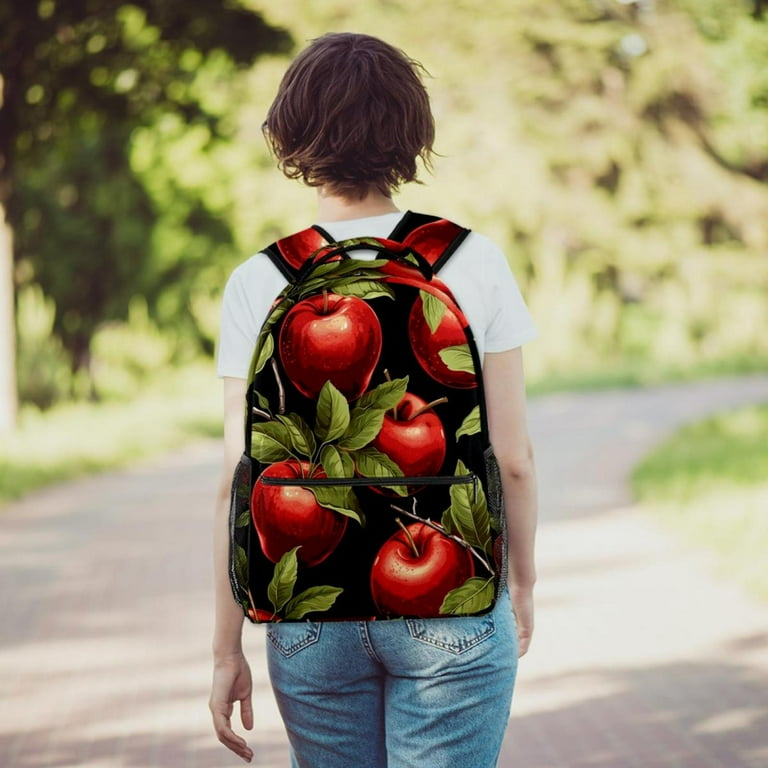 Apple Backpack School Bag Kids Rucksack Gifts For Boys Girls Walmart