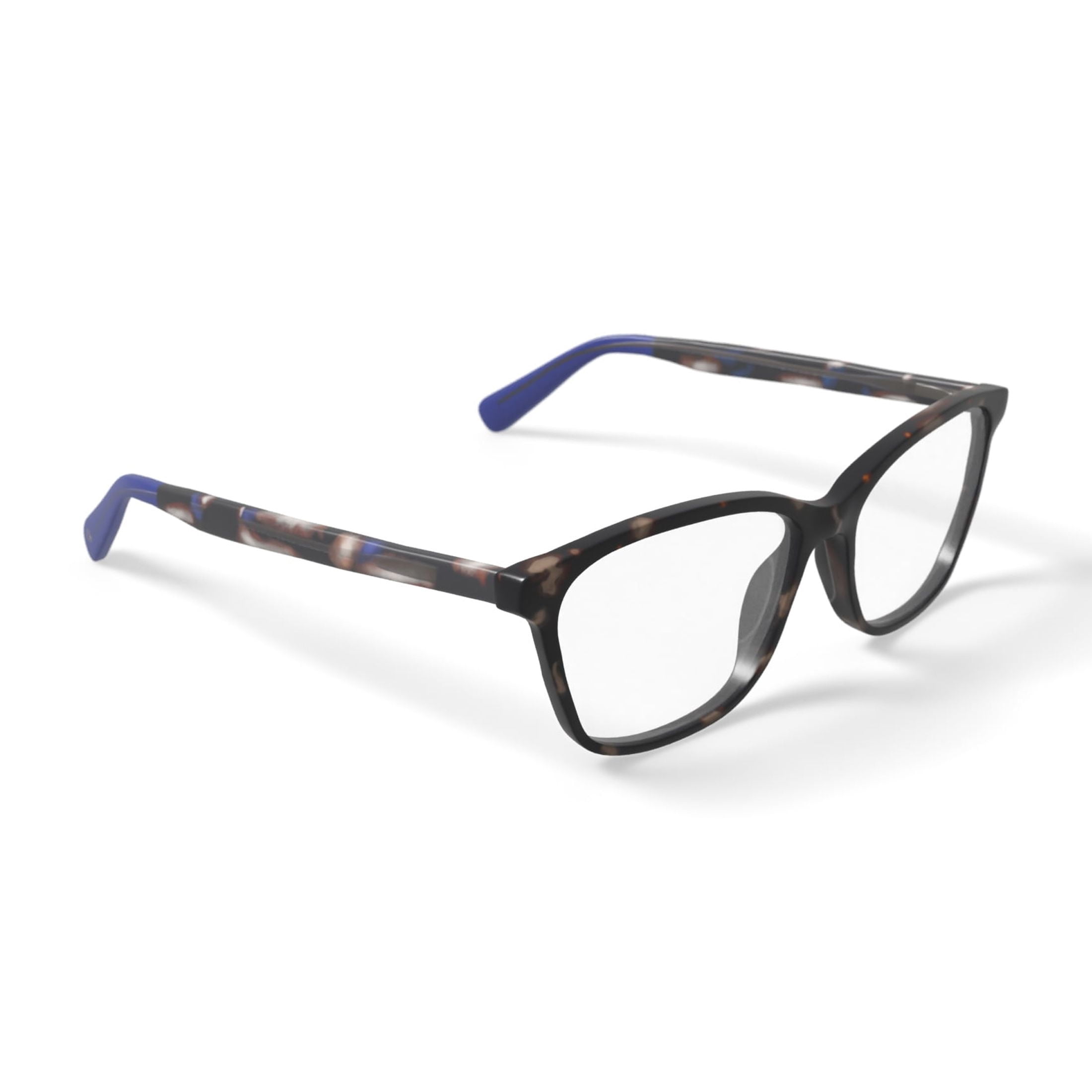 Christian Siriano Women's Mckayla Square Prescription Eyeglasses with Case, Tortoise Blue