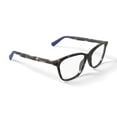 thumbnail image 4 of Christian Siriano Women's Mckayla Square Prescription Eyeglasses with Case, Tortoise Blue, 4 of 7