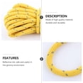 thumbnail image 5 of OUNONA 3Pcs Camping Tent Rope Yellow Reflective Lightweight Windproof Guyline Outdoor, 5 of 5