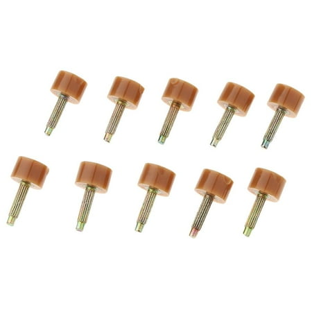 

10 pairs of high heel replacement tips for shoemakers 9mm / 10mm Beige Large