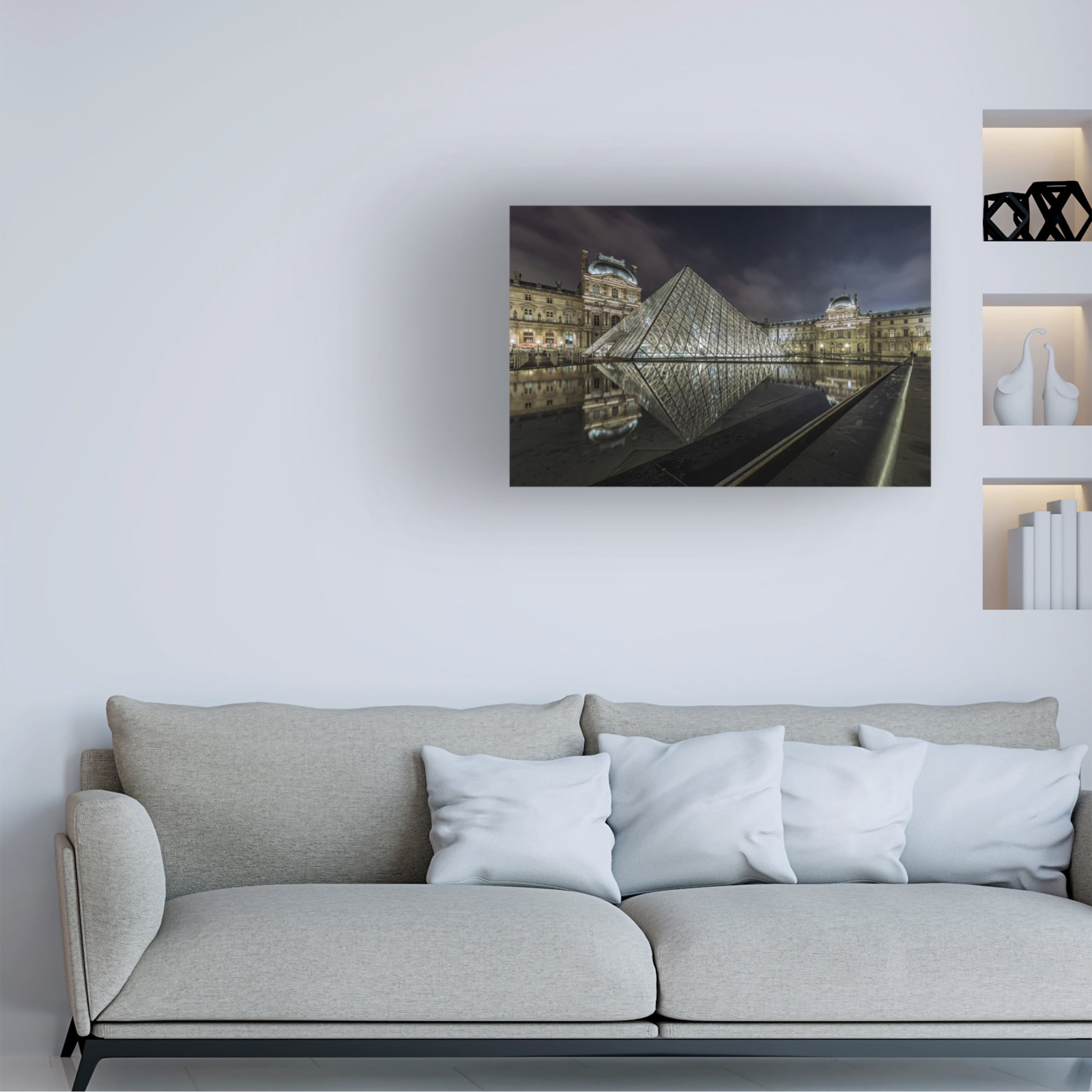 Trademark Fine Art Kobi Benmoshe Paris @ Night Canvas Wall Art
