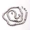 thumbnail image 2 of Electroplate Non-magnetic Hematite Bead Strands Star Silver Plated 6x6x2~3mm Hole: 1mm 87~90pcs/strand 14.7~15 inch, 2 of 2