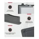 thumbnail image 3 of Set Xtellar De 4 tablas Para Picar color gris Para Cocina Con Soporte De Drenaje, 3 of 5