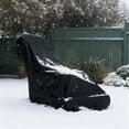 thumbnail image 6 of Lingsida Push Lawn Mower Cover, 72 x 39 x 25" Waterproof Outdoor Mower Cover with UV Protection and Adjustable Drawstring, Black, 6 of 6