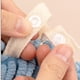 thumbnail image 3 of Toallas de mano con forma de bola difusa (juego de 2): sécate las manos cómodamente con esta creativa toalla de mano con forma de erizo. Toallas decorativas para baño (paquete de 2), 3 of 5