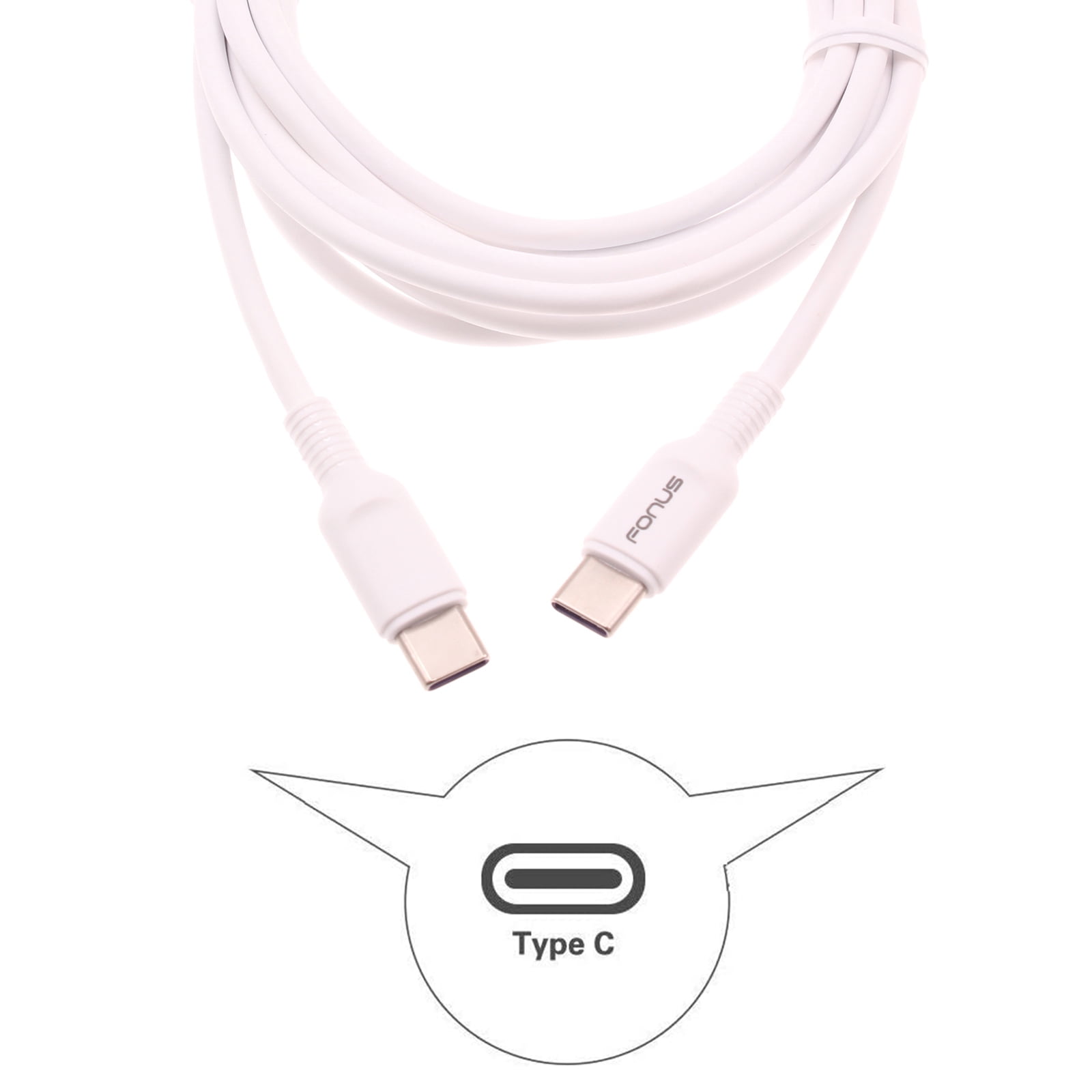 18W PD Home Charger Compatible With iPhone 16e/17e - Fast Type-C 10ft Long Cable Quick Power Adapter