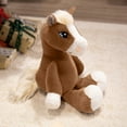 thumbnail image 4 of Dpityserensio Simulation Poneys Courant Peluches Jouets Zodiaques Chinois Mascottes de l'Année du Cheval Poupée Poupée, 4 of 8