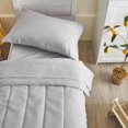 thumbnail image 4 of Juego de ropa de cama para niños pequeños UOZZI BEDDING 4 piezas gris suave, 4 of 9