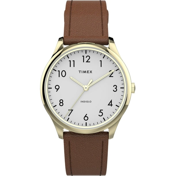 Timex - Timex Women's Modern Easy Reader 32mm Brown/Gold Genuine ...