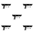 thumbnail image 3 of maskred Easy To Install Rear Bumper For ECX 1/12 Rc RGT 136100 Durable And Stylish black 5Set, 3 of 6
