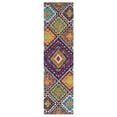 thumbnail image 3 of SAFAVIEH Aspen Mia Geometric Wool Area Rug, Blue/Multi, 7' x 7' Round, 3 of 8