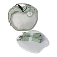 thumbnail image 2 of Linda mochila de dibujos animados Funny Bookbag para citas de compras actividades al aire libre diariamente verde, 2 of 8