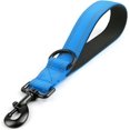 thumbnail image 1 of shiyou-Strong Short Dog Leash 1FT, 1.2 Inch Wide, Heavy Duty, Padded Handle for Traffic Control, Reflective Leash for Medium and Large Dogs Walking Training, Aqua Blue, 1 of 4