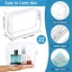 thumbnail image 3 of Bolsas de maquillaje Sanwuta, 100 unidades, de PVC transparente a granel, impermeables, 3 of 7