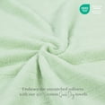 thumbnail image 2 of Everyday Home by Trident Quick Dry 6 Pc Bath Towel Set, 100% Cotton , lightweight,Soft, Absorbent, Bathroom Towels, 2 Bath 27"x54", 2 Hand 16"x28", 2 Washcloths 13"x13", Sage, 2 of 7