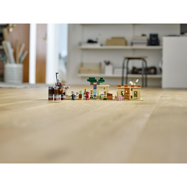 LEGO Minecraft Illager Raid Building Set for Indoor Play Walmart