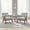 Light Gray Fabric, variant on Modway Lyra Upholstered Modern Heathered Fabric Armchair in Azure (Set of 2)