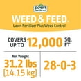thumbnail image 6 of Expert Gardener Weed & Feed, 28-0-3 Lawn Fertilizer and Weed Control , 31.2 lbs - 12,000 Sq. ft., 6 of 12