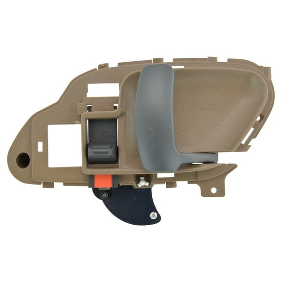 TRQ Door Handle Inside Interior Tan Beige Passenger Right RH for Chevy GMC DHA49340 Fits select: 1995-2000 CHEVROLET GMT-400, 1995-2000 CHEVROLET TAHOE