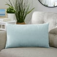 thumbnail image 2 of Sorra Home  Indoor Knife Edge Pillow Single Light blue - 12 in H x 18 in W x 6 in D, 2 of 5