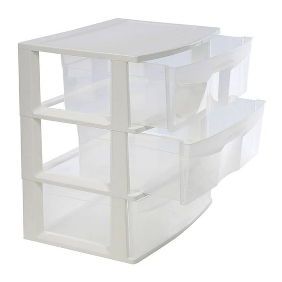 Cajonera Italhome Grande 3 Niveles Blanco