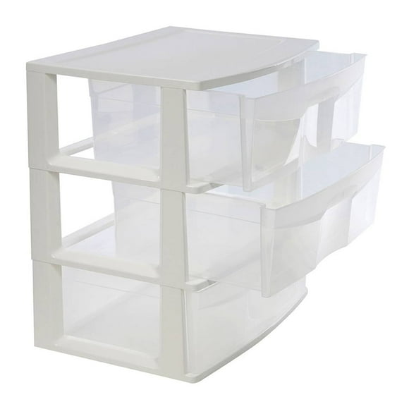 Cajonera Italhome Grande 3 Niveles Blanco