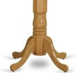 thumbnail image 4 of East West Furniture Eden 36" Wood Counter Height Dining Table in Oak, 4 of 4