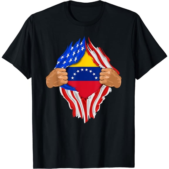 Venezuelan Blood Inside Me | Venezuela Flag Gift T-Shirt