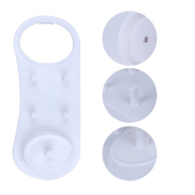 2 Pcs Support de Brosse à Dents Base Têtes de Brosse Électrique Support de Brosse à Dents pour Support Oral Remplacement pour Accessoires de Salle de Bain