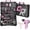 Pink Cordless Drill+Hot Glue Gun Tool Set, variant on Pink Tool Set Drill Set, 188PCS Tool Kit For Home with Pink Cordless Drill Power, Hand Tool Kit for Women, Basic Household Auto Car Repair Tool Box for Men, Portable Storage Box Tools Sets