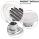 thumbnail image 4 of Sleek Design Round Stainless Steel Vent Grille for Enhanced Air Exchange, 4 of 10