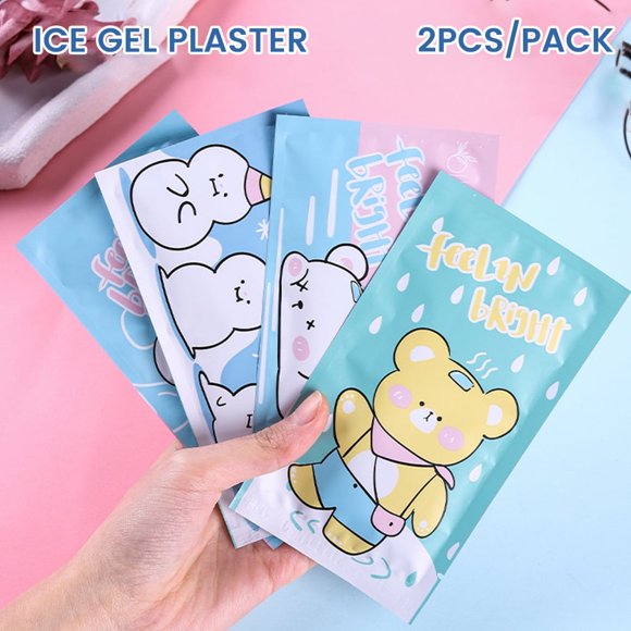 YOPTOP 20 Pcs Cooling Patches Baby Fever Down Summer Cooling Pain Relief Ice Gel Patch