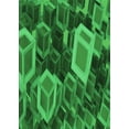 thumbnail image 1 of Ahgly Company Machine Washable Indoor Rectangle Transitional Deep Emerald Green Area Rugs, 5' x 7', 1 of 7