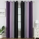 thumbnail image 2 of Cortinas Blackout Ombre Estelar Textiler Morado/Negro 132x213 cm 2 Paneles, 2 of 9
