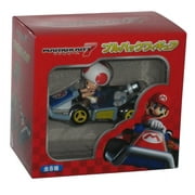 Nintendo Super Mario Kart 7 Toad Pull Back N Go Car Racer Toy Figure Vehicle