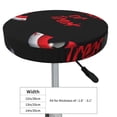 thumbnail image 4 of Goofa Happy Halloween2 Printed Stool Covers Round, Waterproof Round Bar Stool Covers Anti-Slip Round Bar Stool Seat Cover with Elastic Bands Durable-12 inch, 4 of 7