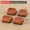 Brown S 4PCS, variant on Stackable Square Furniture Risers, Suitable For Protecting Sofa, Table, Chair Legs, With High Load-Bearing And Triple Anti-Slip